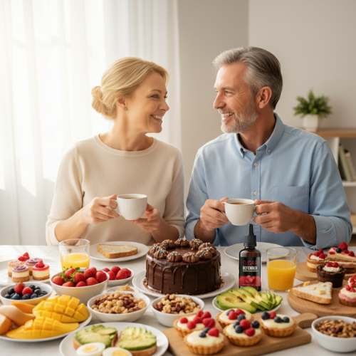 couple drinking coffee